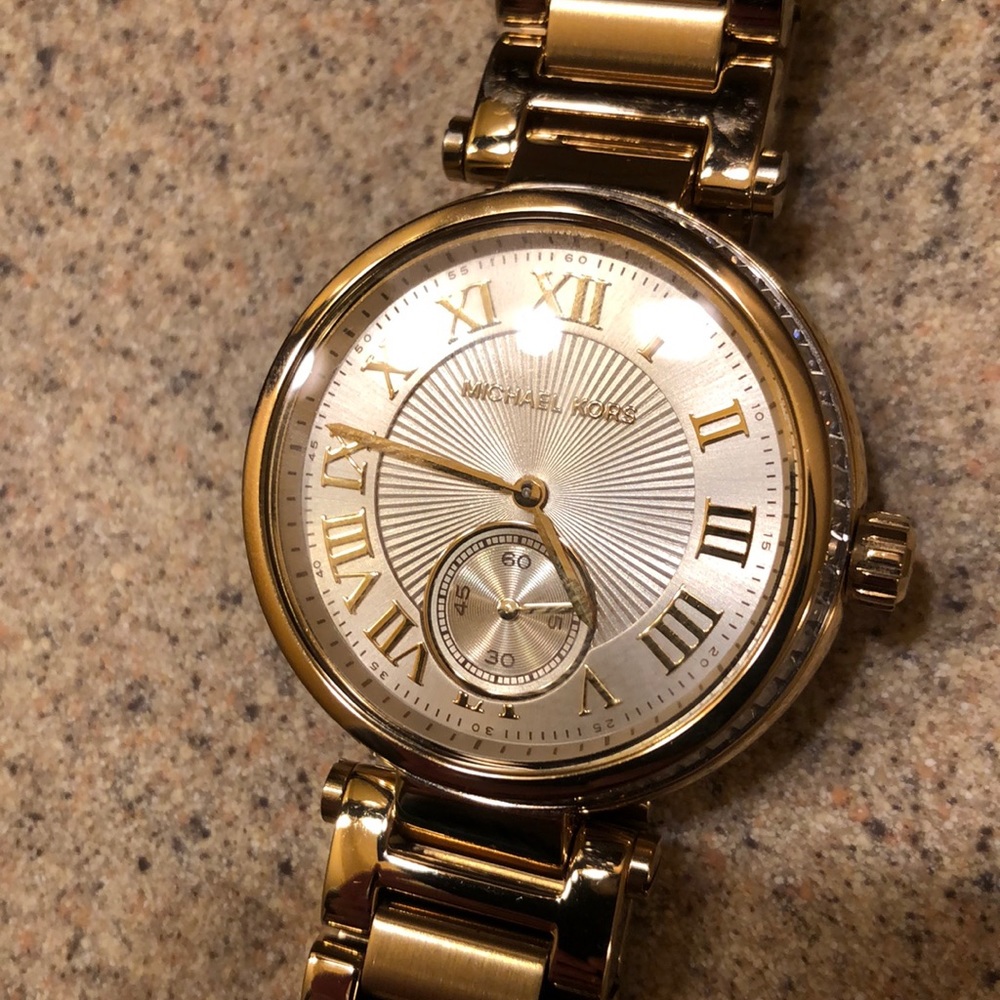Michael Kors Women's MK5867 Skylar Goldtone Watch